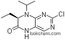 Molecular Structure of 889877-77-4 ((R)-2-chloro-7-ethyl-8-isopropyl-7,8-dihydropteridin-6(5H)-one)